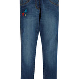 Jegging Julie en jean délavé moyen Frugi