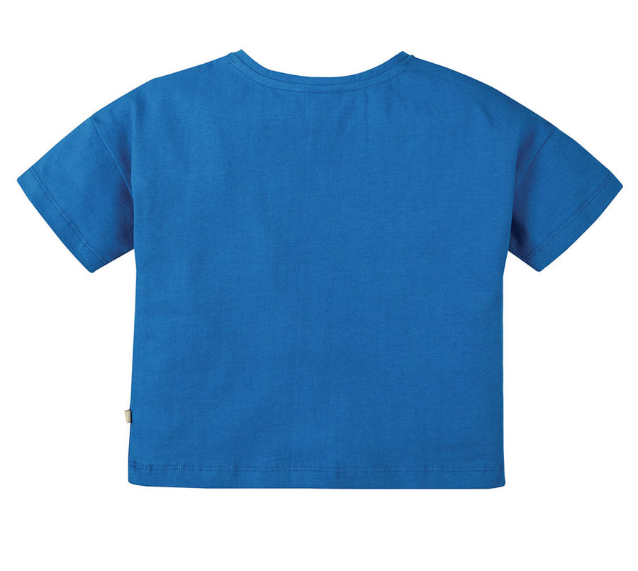 Frugi organic cotton blue top Myla