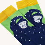 Frugi Rock My Socks 3-Pack - Monkey