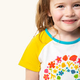 Frugi Nyomi Raglan T-Shirt - Rainbow