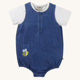 Tenue Barboteuse Frugi Chambray - Abeille