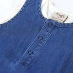 Tenue Barboteuse Frugi Chambray - Abeille