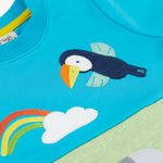 Frugi Little Penryn Panel T-Shirt - Éléphant