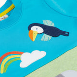 Frugi Little Penryn Panel T-Shirt - Éléphant