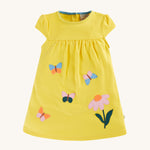 Robe Frugi Little Layla - Banane / Échinacée