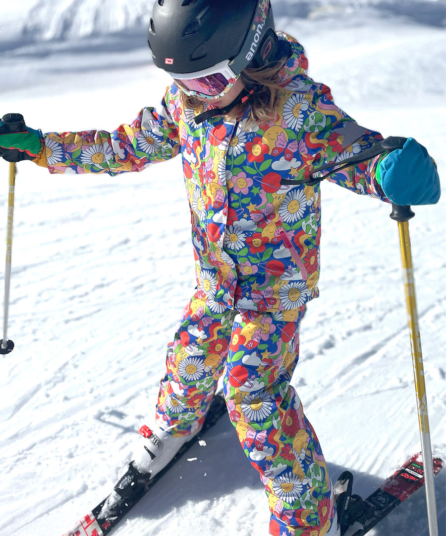 The Frugi Snow & Ski Salopettes - Retro Happy