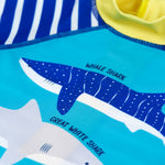 Combinaison Frugi Little Sun Safe - Requin