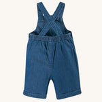 Frugi Organic Carnkie Chambray Dungarees - Tractor