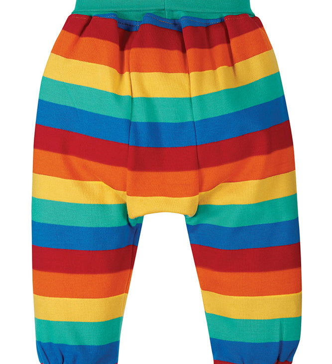 Frugi parsnip rainbow trousers