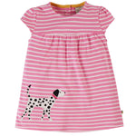 Frugi Little Layla Dress Breton Dog