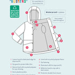 Manteau Frugi Puddle Buster - Étoiles ondulées