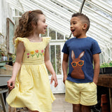 Frugi Carsen Applique T-Shirt - Hare