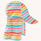 Frugi Little Swim Legionnaires Hat - Seaside Stripe