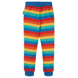 Frugi - Legging à revers préféré à rayures arc-en-ciel