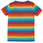 Frugi T-shirt préféré à rayures arc-en-ciel