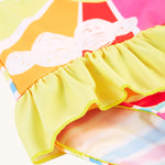 Frugi Little Coral Swimsuit - Sunshine