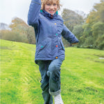 Frugi Rambler 3 in 1 Coat - Bonfire Stars/Navy Blue