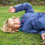 Frugi Rambler 3 in 1 Coat - Bonfire Stars/Navy Blue