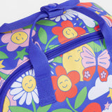  flowers and bold colours. Perfect for school