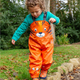 Pantalon Frugi Character Puddle Buster - Salamandre/Tigre