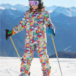 Salopettes Frugi Snow &amp; Ski - Retro Happy