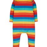 Frugi Riley Romper - Rainbow Stripes