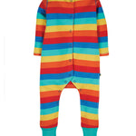 Frugi Riley Romper - Rainbow Stripes