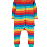 Frugi Riley Romper - Rayures arc-en-ciel