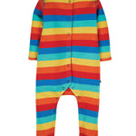 Frugi Riley Romper - Rayures arc-en-ciel