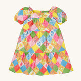 Robe à volants Frugi Shaya - Patchwork