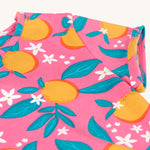 Frugi Organic Summer Skater Dress - Orange Blossom