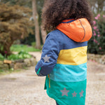 Frugi Snow & Ski Coat - Iguana Colourblock