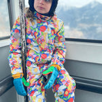 Frugi Snow & Ski Salopettes - Retro Happy