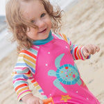 Frugi Little Sun Safe Suit - Turtle