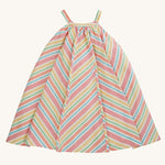 Frugi Tallulah Trapeze Dress - Beach Stripe