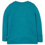 Frugi Tobermory Teal Star Magic Number Top 5-6 Years