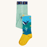 Frugi Little Norah Tights - Tropical Sea / Underwater