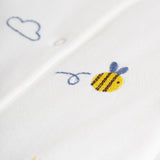 Frugi Embroidered Babygrow - Buzzy Bee