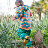 Frugi Puddle Buster Coat - Wavy Stars