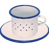 Glückskäfer Enamel Toy Cup and Saucer