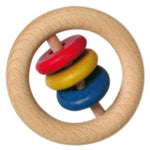 Glückskäfer Large Wooden Rattle