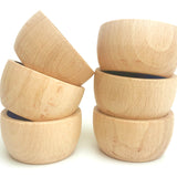 Grapat 6 Natural Montessori Sorting Toy Bowls