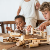 Grapat wooden woodland set setup played with on a table