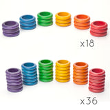 Grapat Rainbow Rings 6 Colours