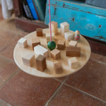 Grapat wooden pendulum set with wooden blocks on the pendulum 