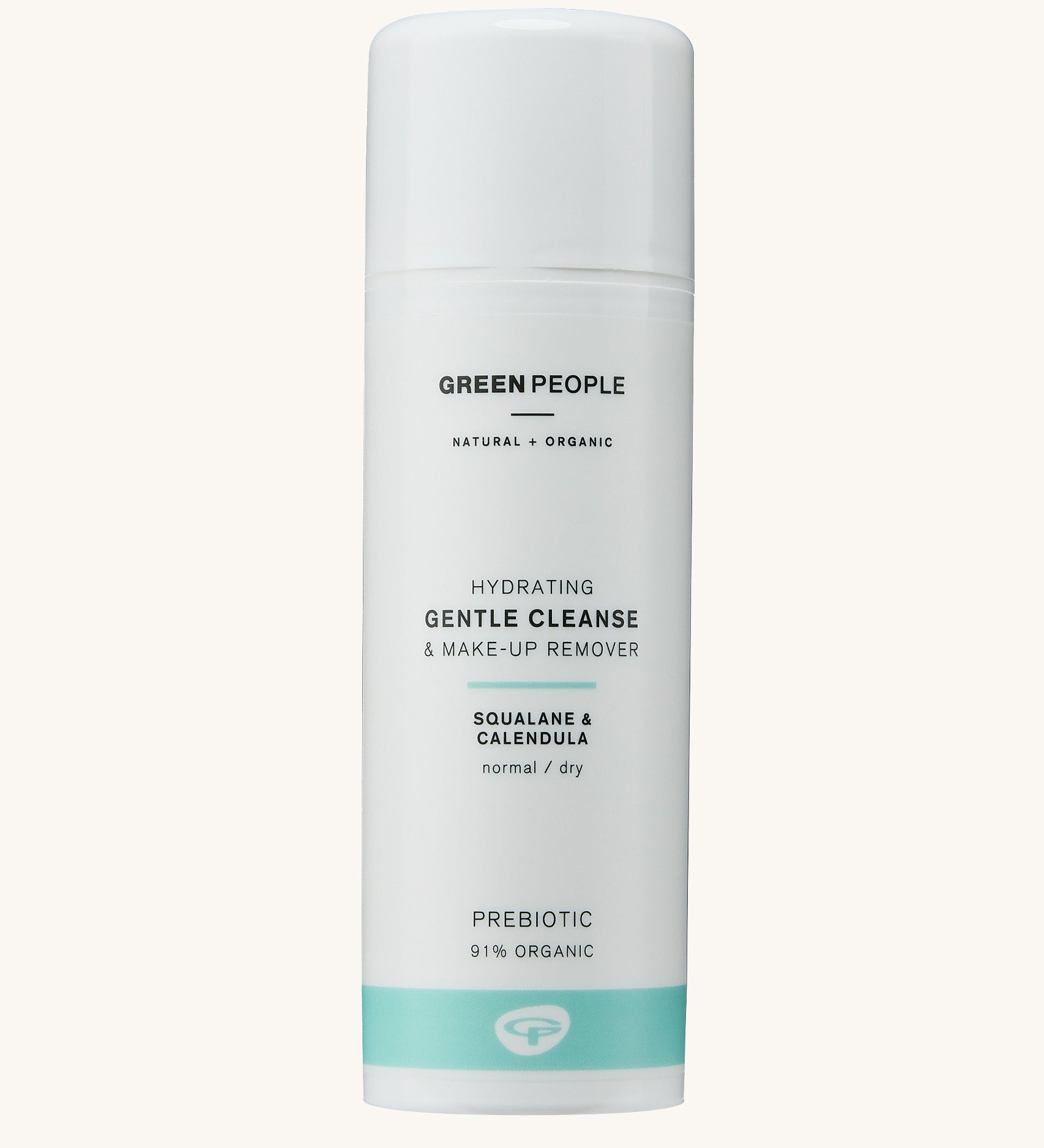 Green People Gentle Cleanse & Make-up Remover 150ml on a plain background. 