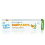 Organic Children Toothpaste Mandarin & Aloe Vera with Fluoride