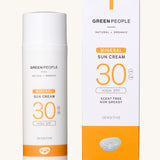 Green People Scent Free Mineral Sun Cream SPF30 50ml