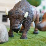 Green Rubber Toys Bison