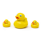 Green Rubber Toys Ensemble de jouets de bain familial en forme de canard